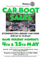 ROTARY BANK HOLIDAY CAR BOOT SALE